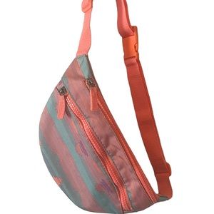 Neon and teal Fanny pack